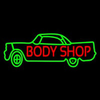 Body Shop Car Logo Neontábla