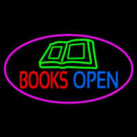 Book Open Logo Neontábla