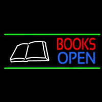 Book Open Logo Neontábla