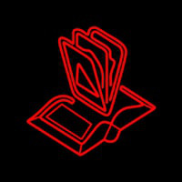 Books Logo Neontábla
