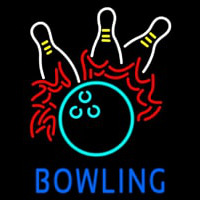 Bowling Fire Neontábla