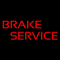 Brake Service Red Neontábla