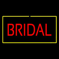 Bridal Rectangle Yellow Neontábla