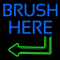 Brush Here Neontábla