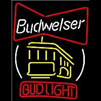 Bud Cable Car Beer Sign Neontábla