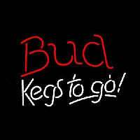 Bud Kegs To Go Beer Sign Neontábla