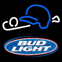 Bud Light Baseball Beer Sign Neontábla