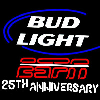Bud Light ESPN Beer Sign Neontábla