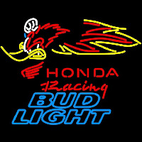 Bud Light Honda Racing Woody Woodpecker Crf 250450 Beer Sign Neontábla