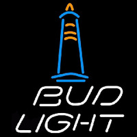 Bud Light Lighthouse Beer Sign Neontábla