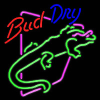 Bud Light Lizard Iguana Beer Sign Neontábla
