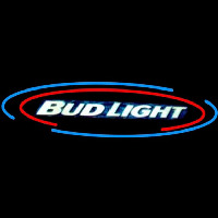 Bud Light Oval Large Beer Sign Neontábla