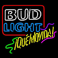Bud Light Que Movida! Beer Sign Neontábla