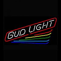 Bud Light Rainbow Beer Light Neontábla