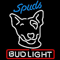 Bud Light Spuds Beer Sign Neontábla