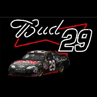 Bud Nascar 29 Neontábla