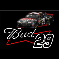 Bud with 29 Nascar Neontábla