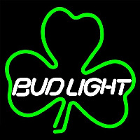 Budlight Green Clover Beer Sign Neontábla