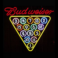 Budweiser 15 Ball Rack Neontábla