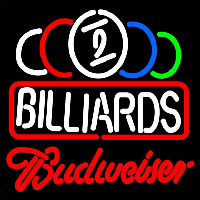 Budweiser Ball Billiards Te t Pool Beer Sign Neontábla