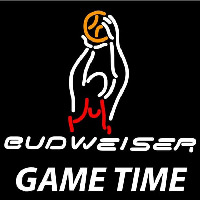Budweiser Basketball Gametime Beer Sign Neontábla