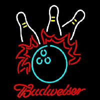 Budweiser Bowling Neontábla