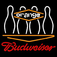 Budweiser Bowling Orange Neontábla