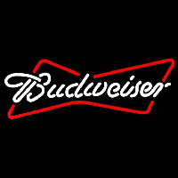 Budweiser Bowtie Beer Sign Neontábla