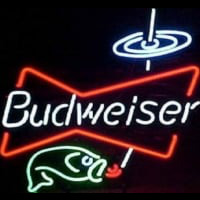 Budweiser Bowtie fish Beer Bar Neontábla