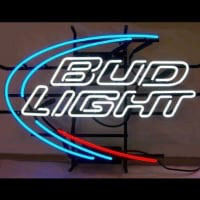 Budweiser Bud Light Beer Bar Handcrafted Neontábla