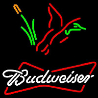 Budweiser Collectible Duck Hunting Beer Sign Neontábla