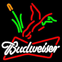 Budweiser Collectible Duck Hunting Beer Sign Neontábla