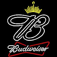 Budweiser Crown Beer Sign Neontábla