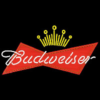 Budweiser Crown Beer Sign Neontábla