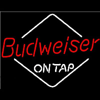 Budweiser Diamond On Tap Beer Sign Neontábla