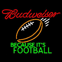 Budweiser Football Beer Sign Neontábla