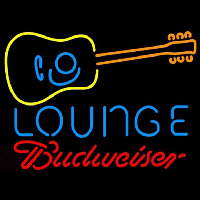 Budweiser Guitar Lounge Beer Sign Neontábla