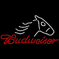 Budweiser Horse Head Beer Sign Neontábla