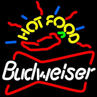 Budweiser Hot Food Beer Sign Neontábla