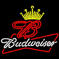 Budweiser King of It Up Beer Sign Neontábla