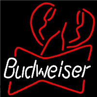 Budweiser Lobster Beer Sign Neontábla