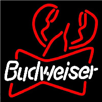 Budweiser Lobster Beer Sign Neontábla