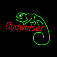 Budweiser Louie Lizard Neontábla