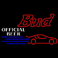 Budweiser Offical Nascar 2 Beer Sign Neontábla