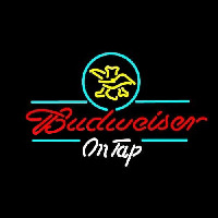 Budweiser On Tap Beer Sign Neontábla