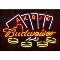 Budweiser Poker Neontábla