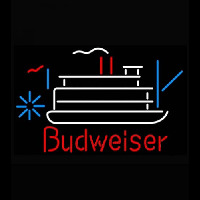 Budweiser Riverboat Beer Light Neontábla