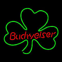 Budweiser Shamrock Beer Sign Neontábla