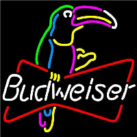 Budweiser Toucan Beer Sign Neontábla
