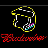 Budweiser Vintage Hascar Helmet3 Beer Sign Neontábla